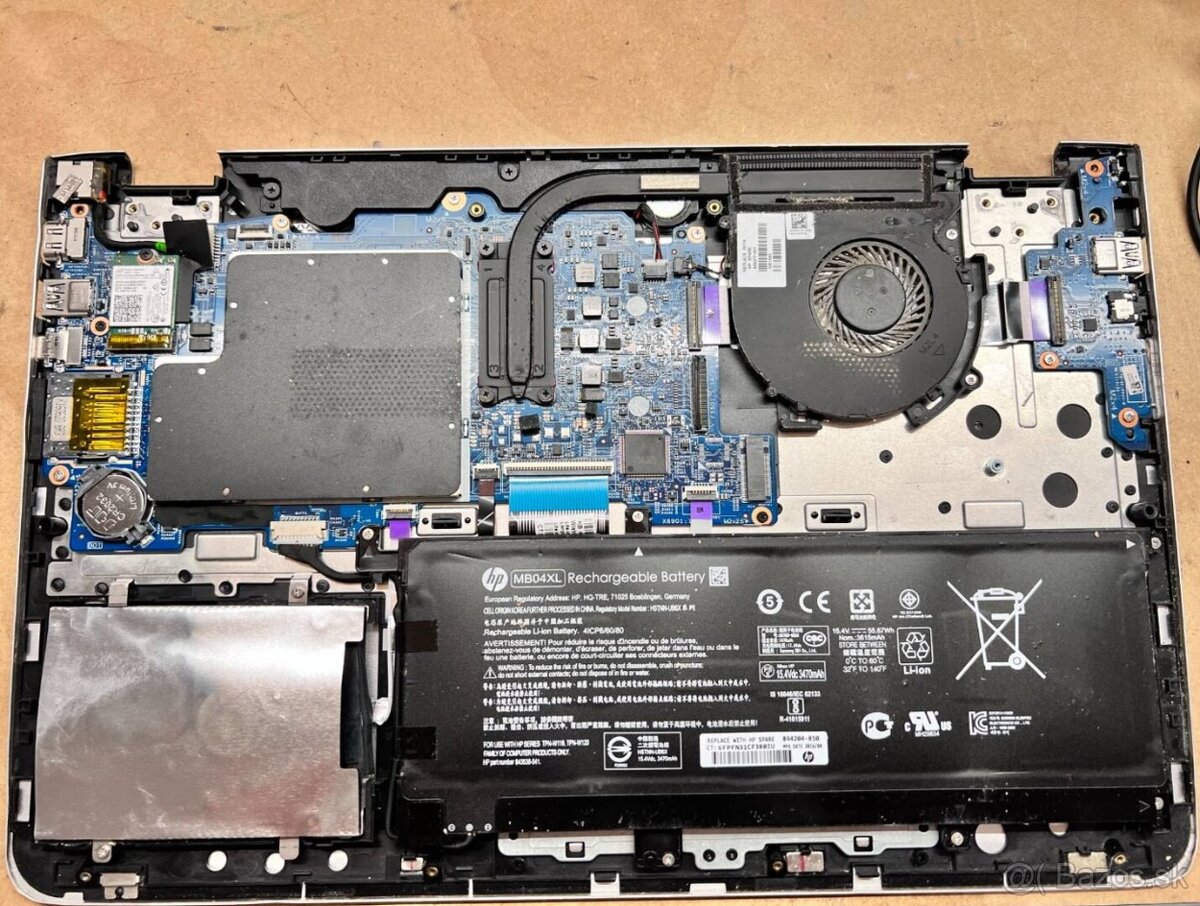 Predám funkčnú použitú matičnú dosku do notebooku HP ENVY