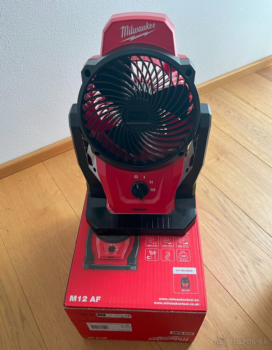 Milwaukee aku ventilátor M12 AF-0