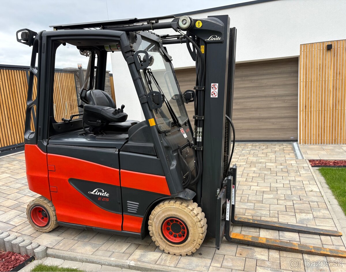 Vysokozdvižný vozík Linde E 25 (r.v. 2017) za 8550€ s DPH