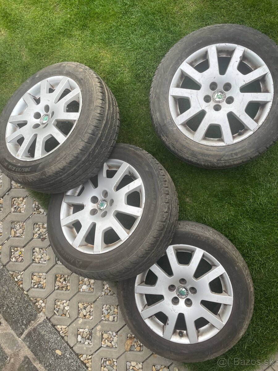 Letné pneumatiky s elektronami 205/55 R16