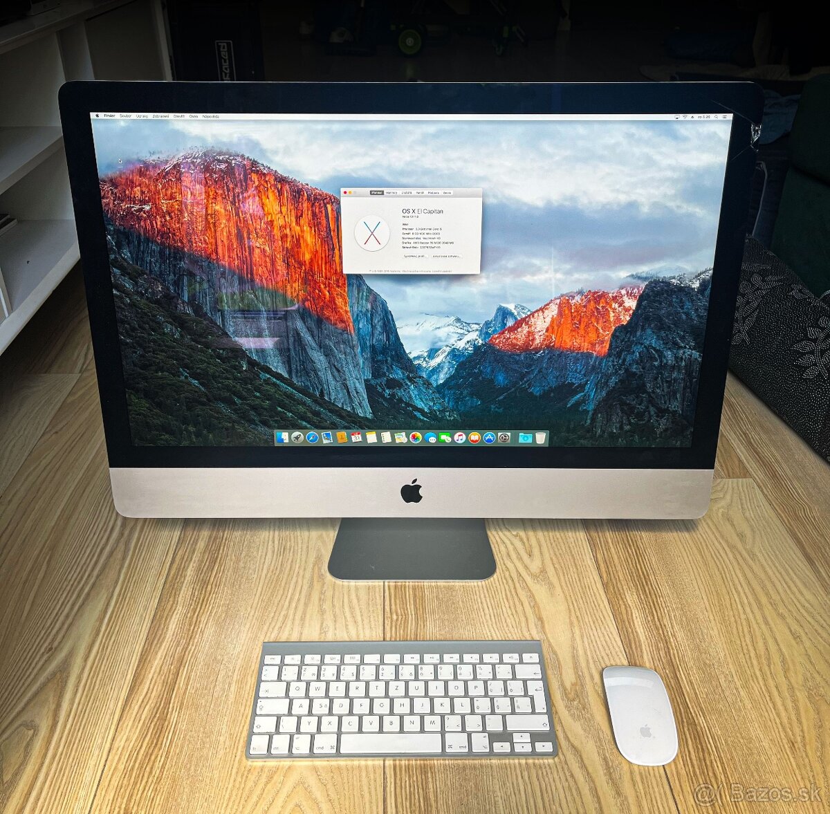 Predám Apple iMac 27" (2015) – 3,3 GHz i5 / 8 GB RAM / 1 TB