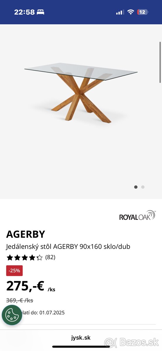 Jedálenský stôl
