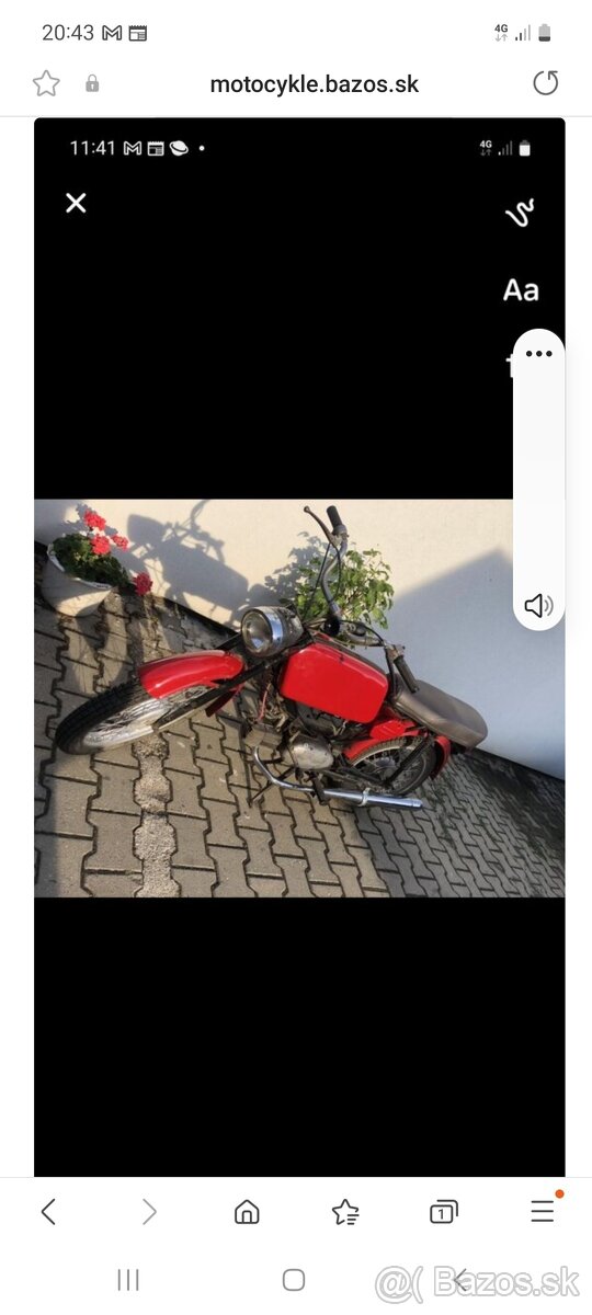 Jawa 50/23 Mustang  noty