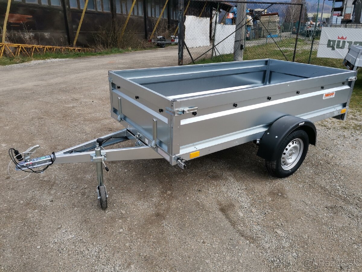 ✅Prívesný vozík 236x129cm, 750kg, zváraná konštrukcia✅