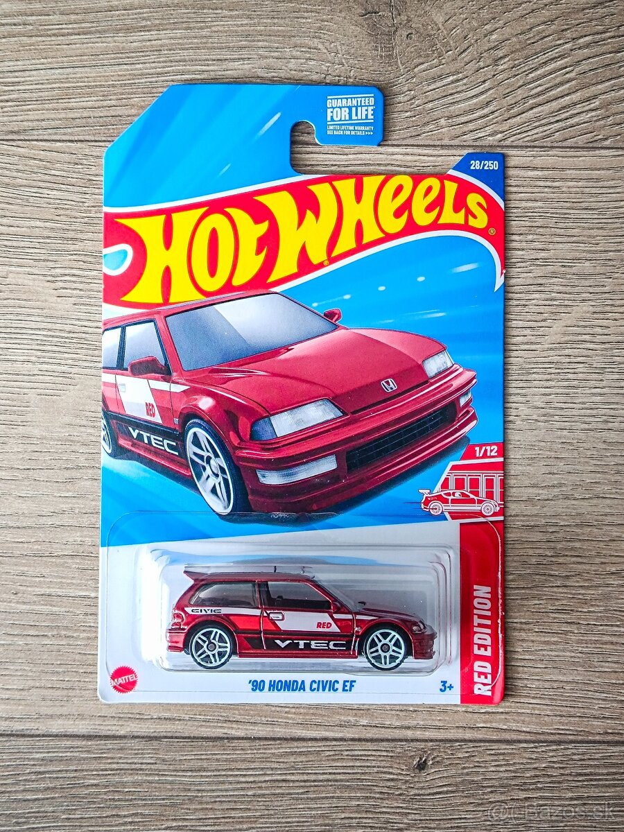 Hot Wheels Honda Civic EF Red Edition Target Exclusive