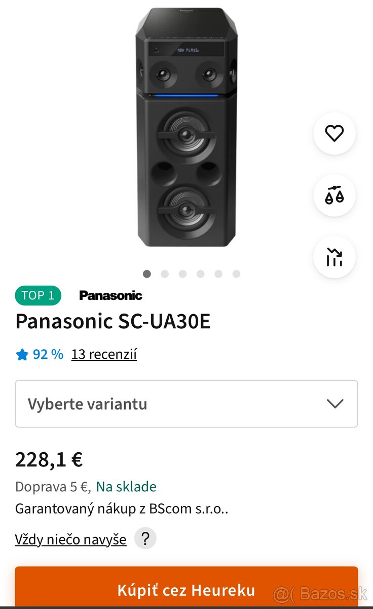 Panasonic sc-ua30e