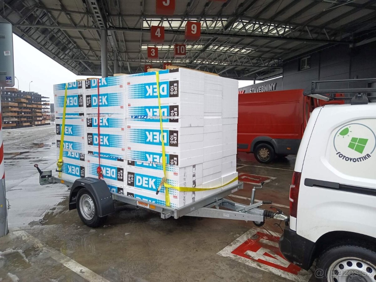 Prívesný vozík Neptun MULTI N10-305 MULTI - sklopný, 1000 kg