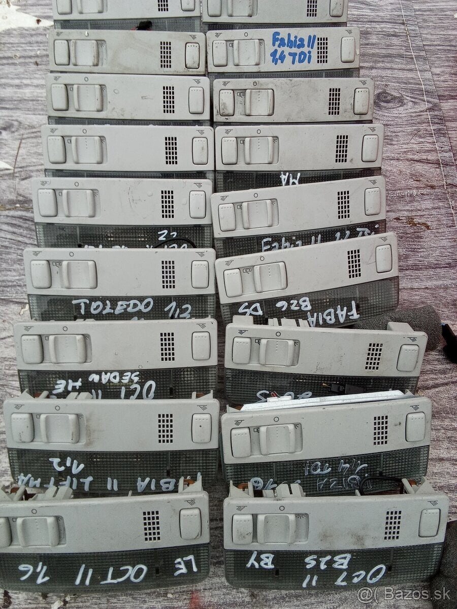 Stropné interiérové svetlo Škoda VW Seat