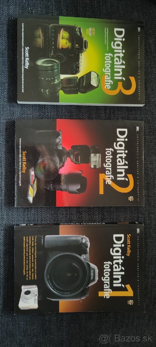 Digitálna fotografia 1, 2, 3 Scott Kelby, knihy
