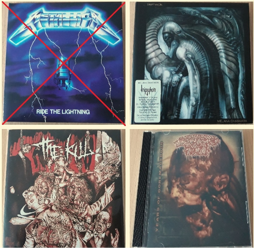 Predaj metalových CD