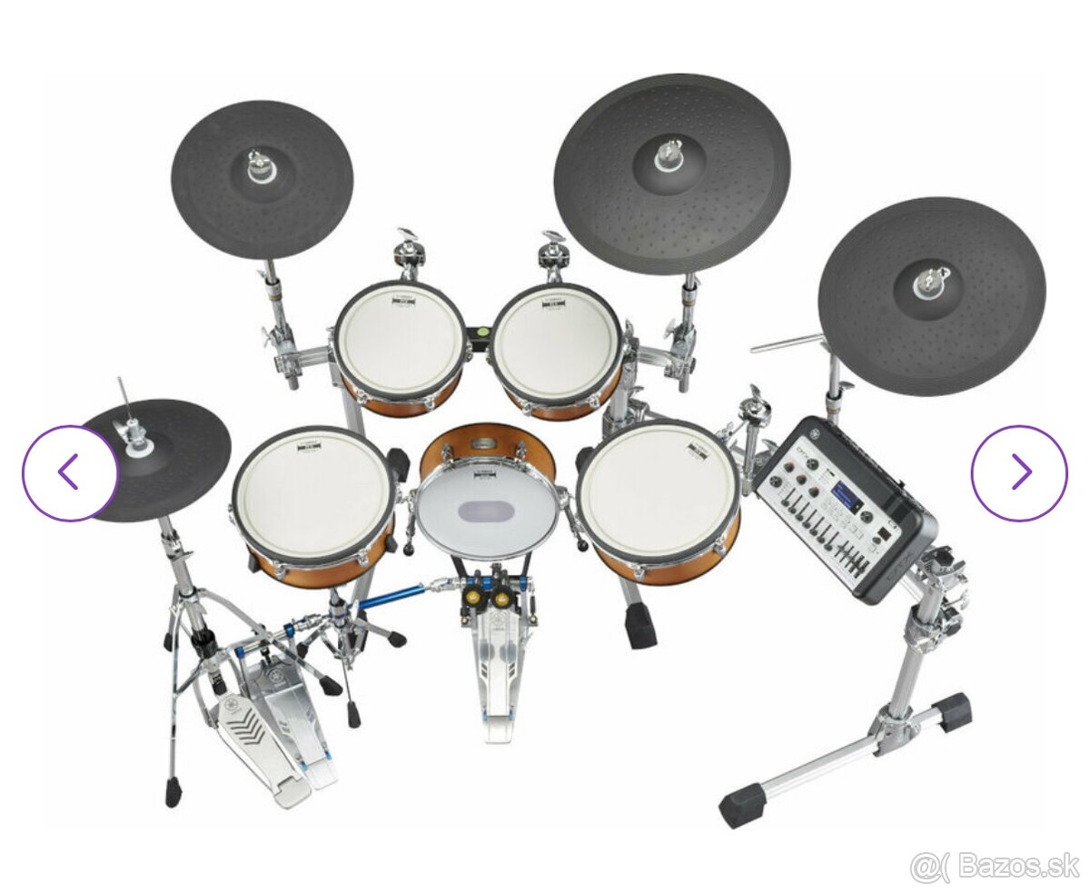 Yamaha DTX10K-X, skutočné drevo