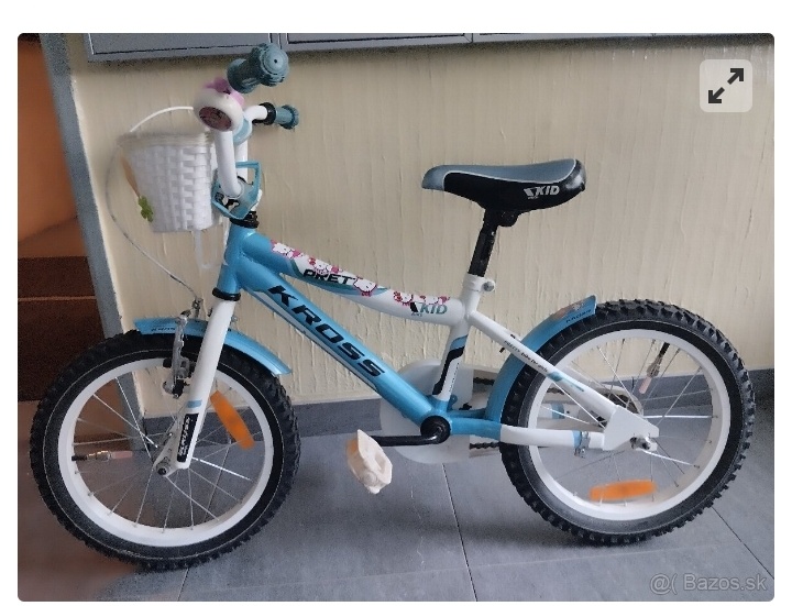 Detský dievčenský bicykel