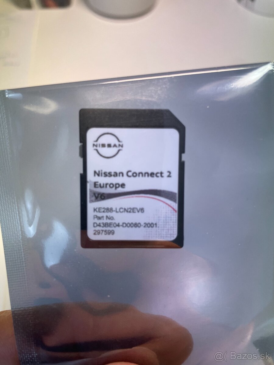 SD Karta Nissan Connect 2 - 2022
