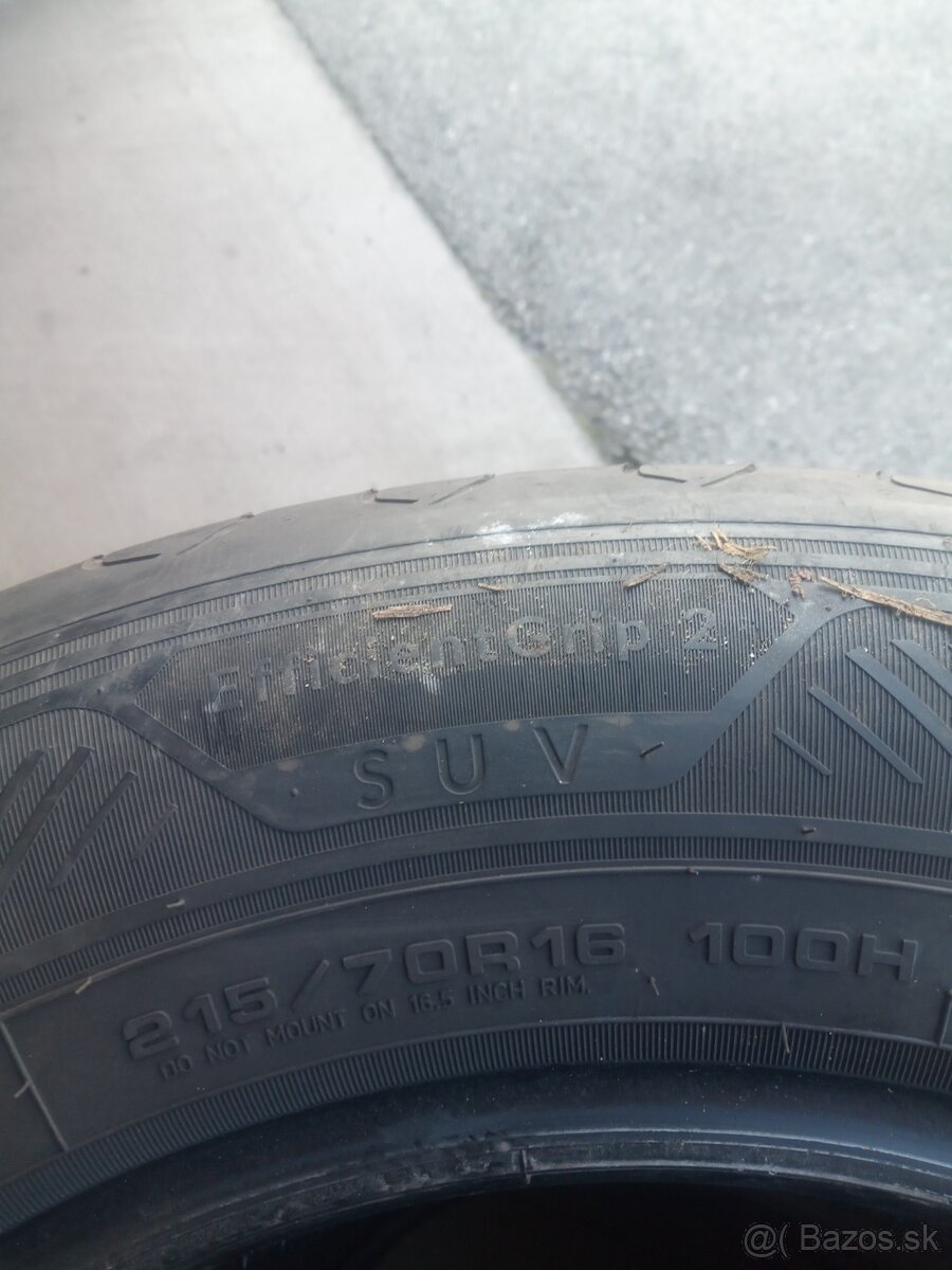 Letné pneumatiky Goodyear 215/70/R16