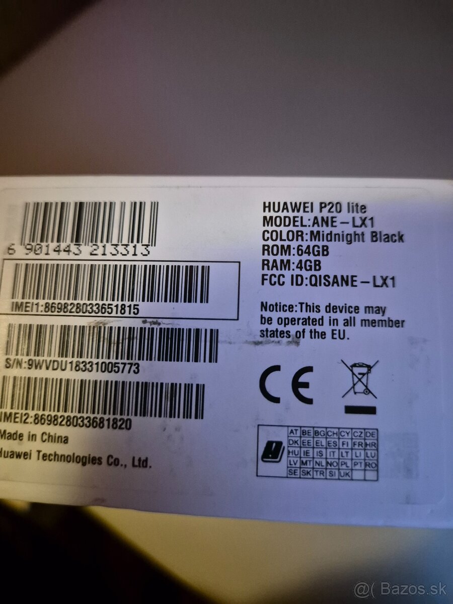 predám Huawei P20 lite
