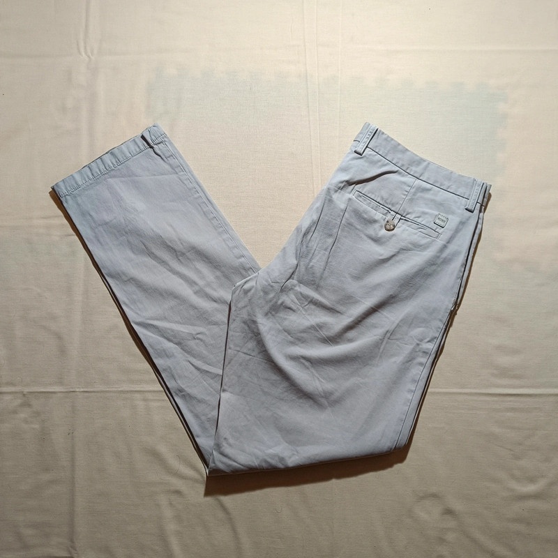 Hugo Boss béžové plátené nohavice chino pants W34 L32