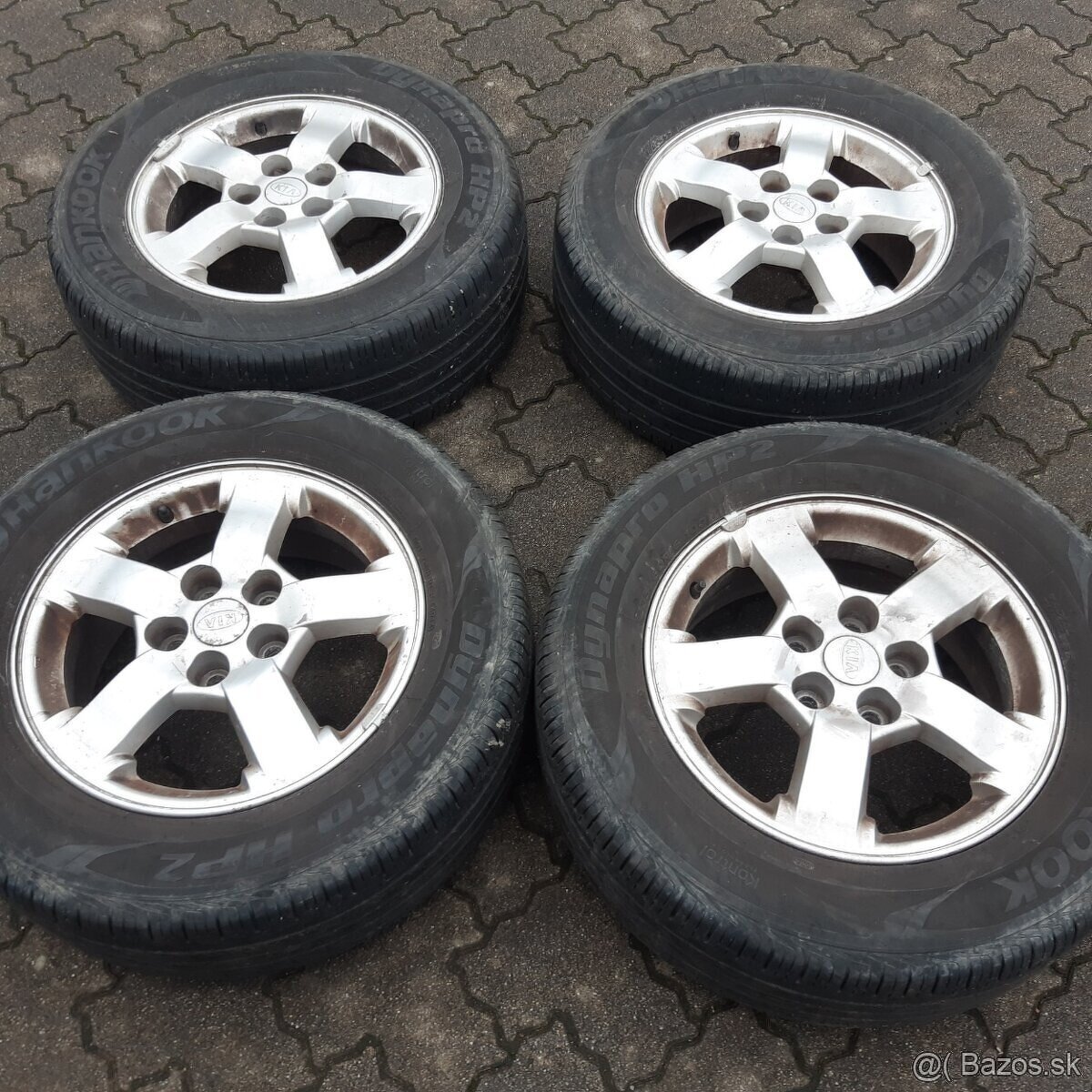 Predám hliníkové disky na Kia Sorento R16
