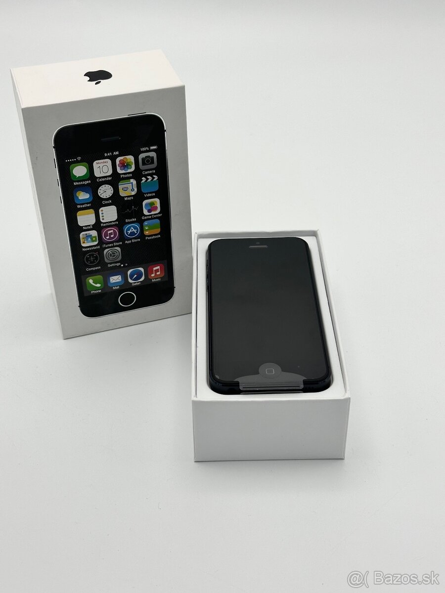 Apple iPhone 5 Black 16GB v Apple Fólii