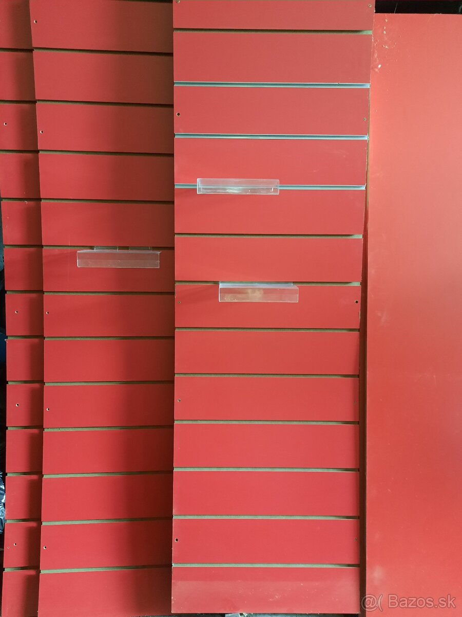 Drážkový panel , obchodné zariadenie