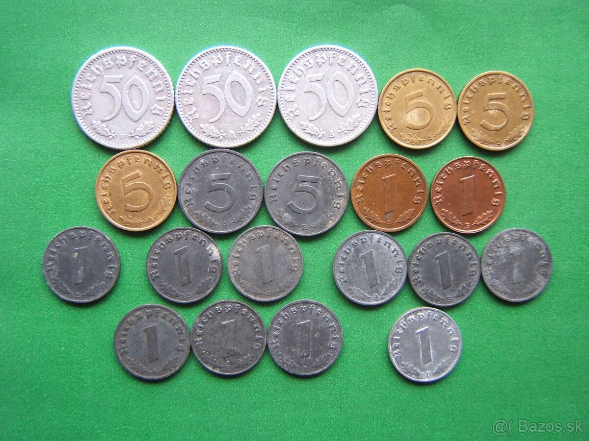 mince nemecko československo SR 1942