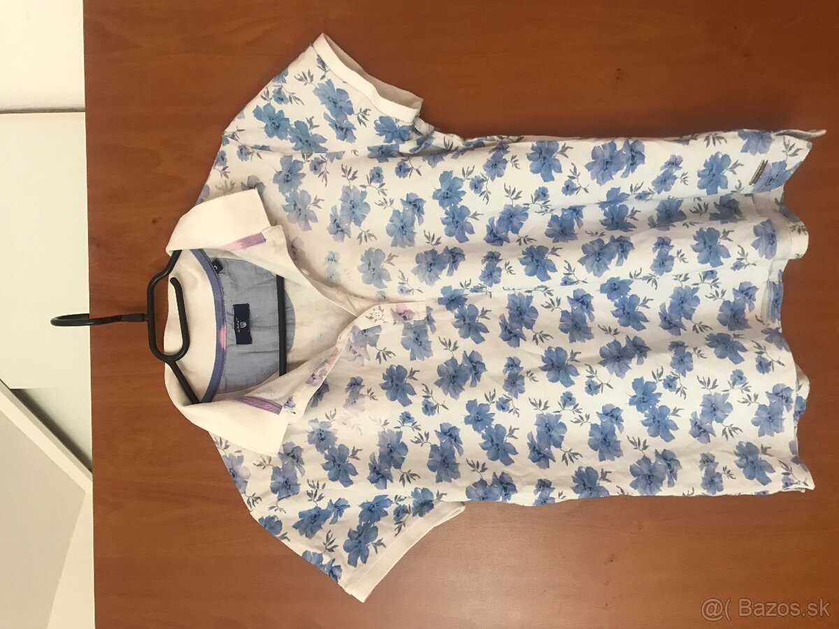 GANT originál damske polotricko kvety S/M