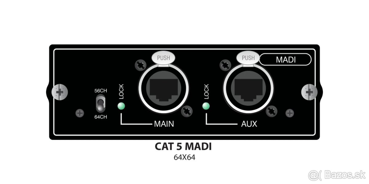 Soundcraft Si Series Madi Card pre stage box MADI