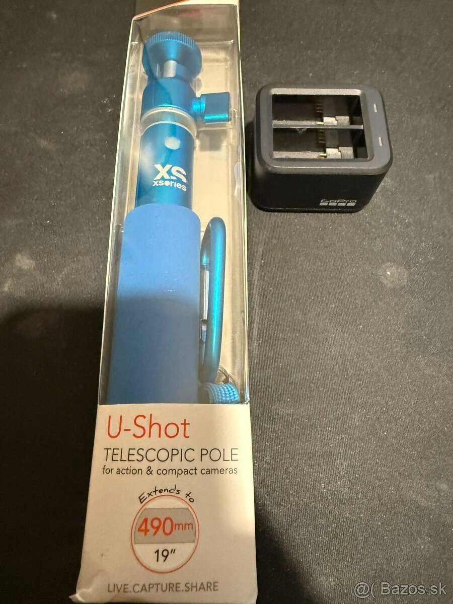 drziak xsories ushot + Nabijacka gopro hero 10/11/12