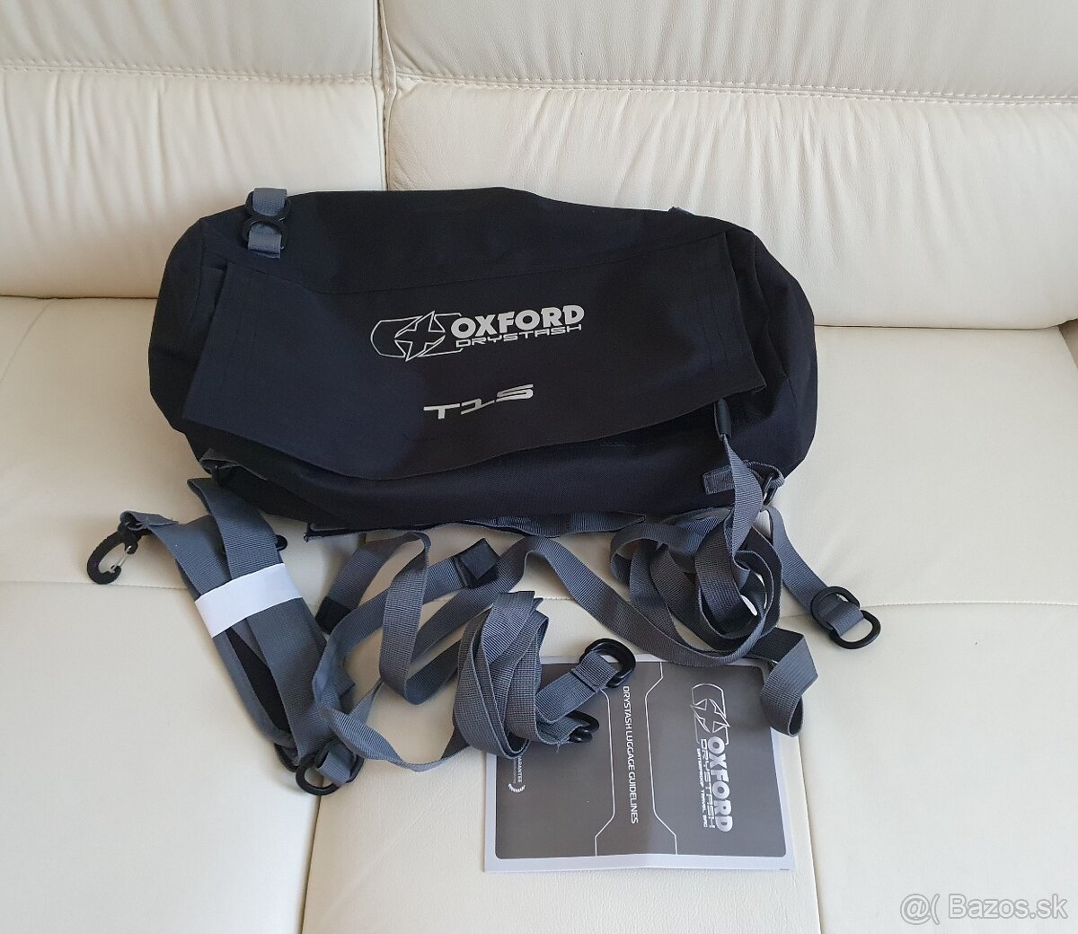 Vodotesný vak na motorku Oxford DryStash T15 čierny OL311