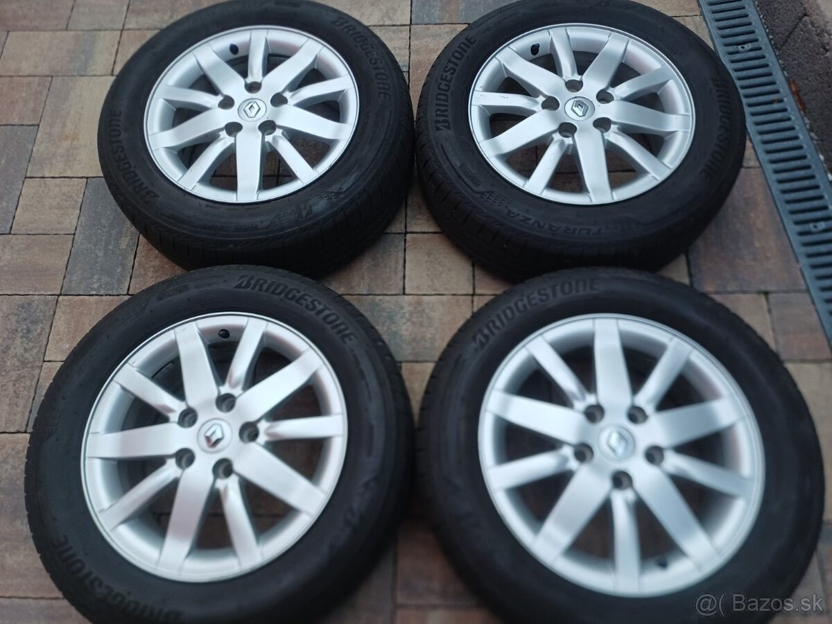 Orig. hliníkové disky Renault R16, 5x114,3