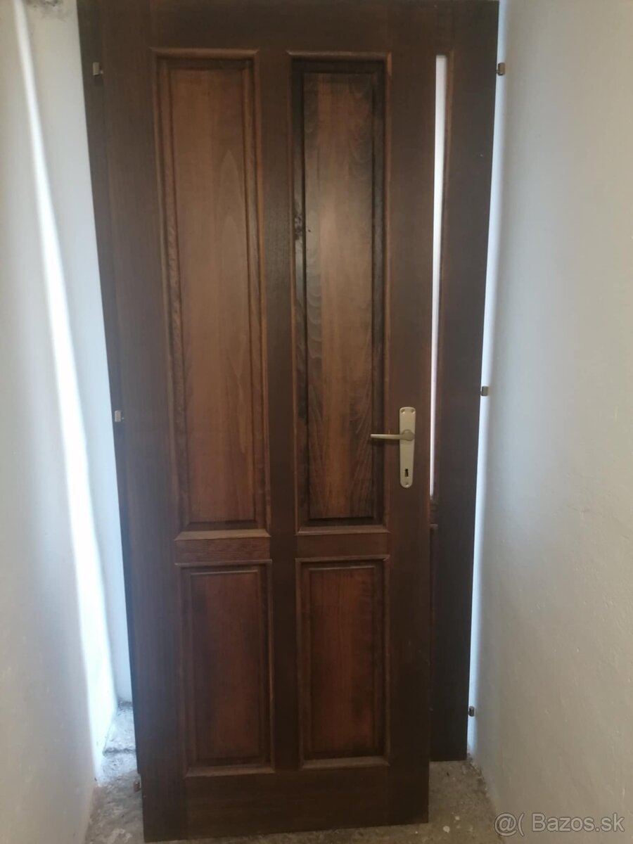 Drevené interiérové dvere 4 ks