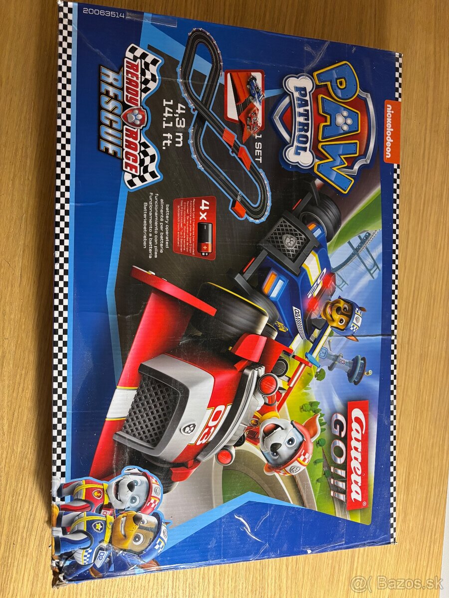 Paw patrol Carrera autodráha