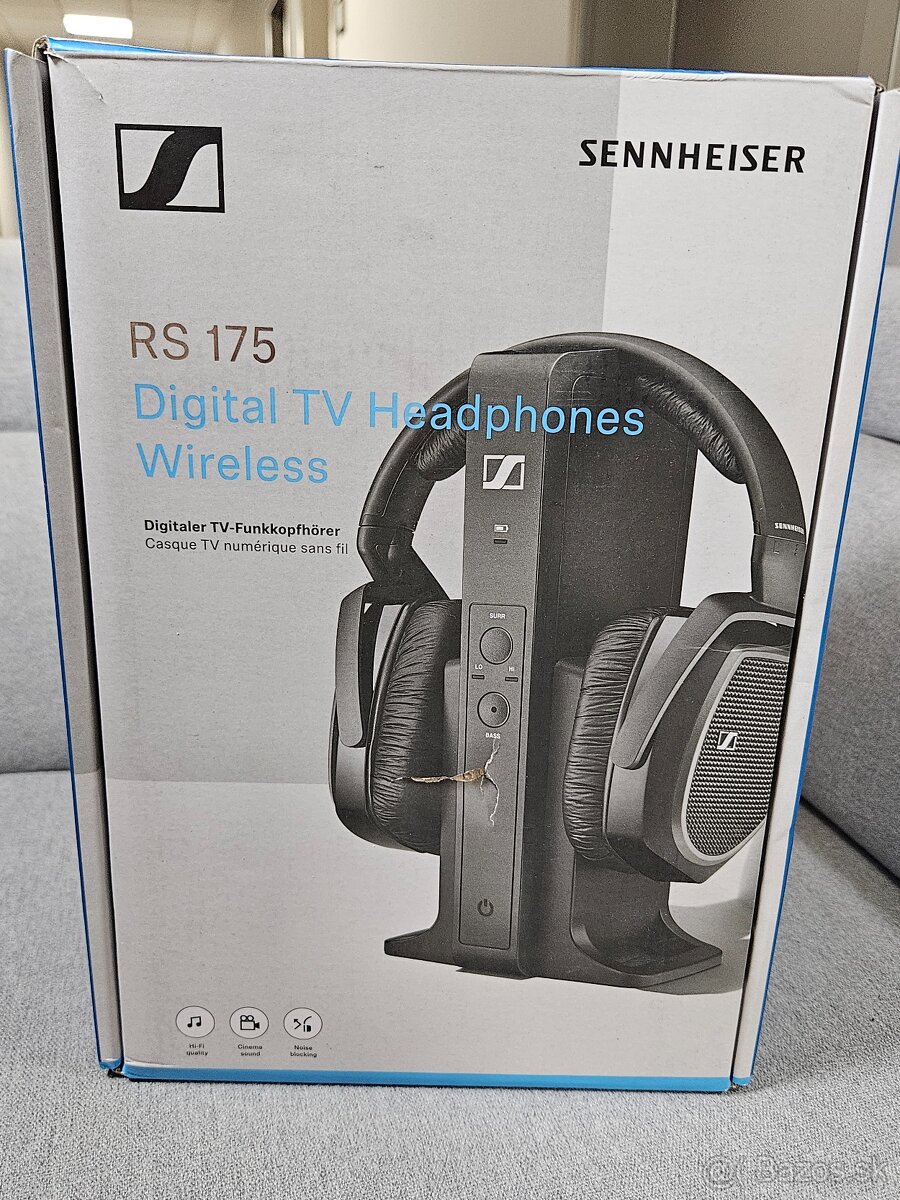 Sennheiser RS 175 – bezdrôtové slúchadlá s vysielačom