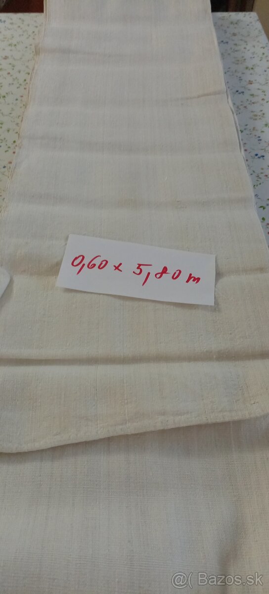 Tkané ľanové plátno - staré