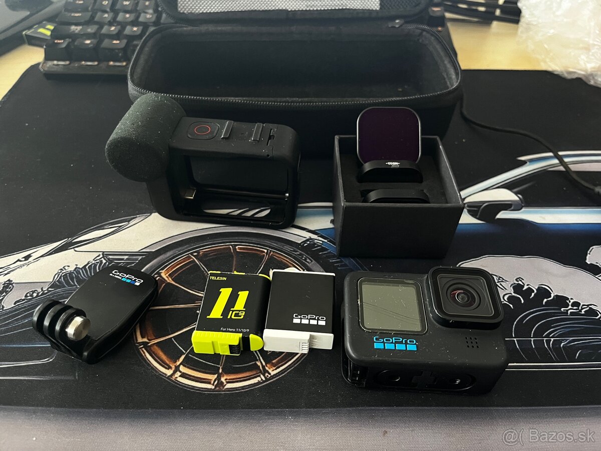 Gopro Hero 11 + Media mod + príslušenstvo