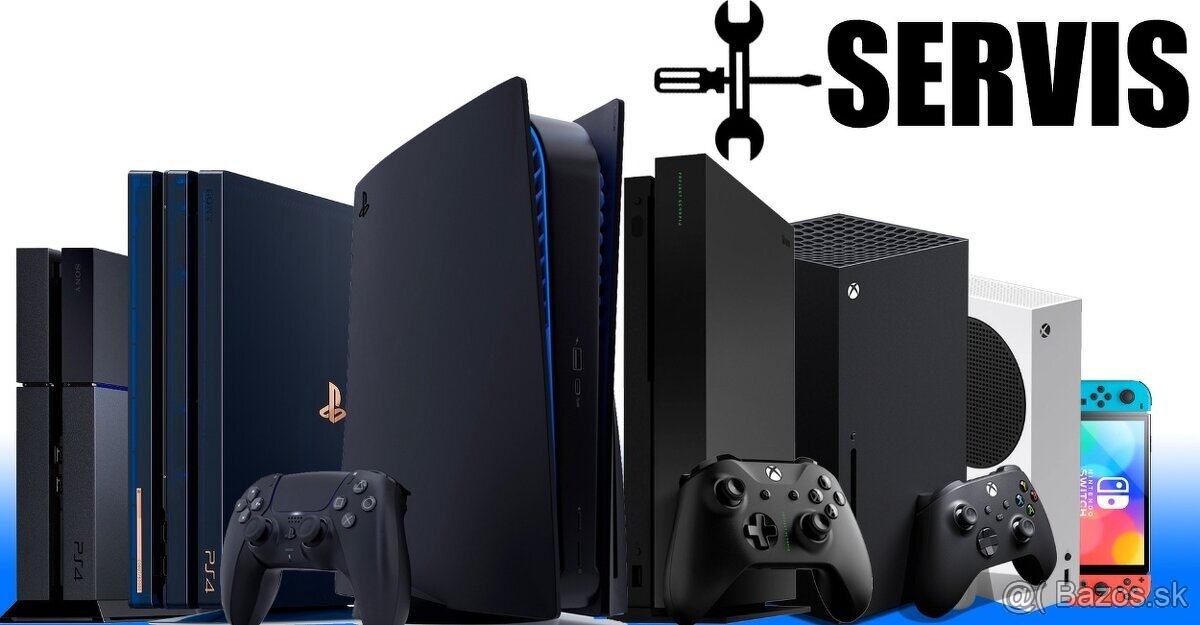 ✔ Servis Playstation XBOX Nintendo PSP Laptopy ✔ VYKUP ✔