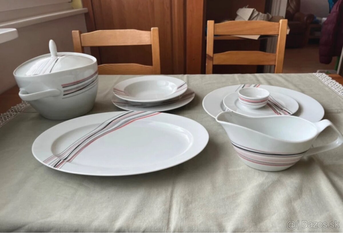 Kompletný porcelánový jedálenský servis THUN