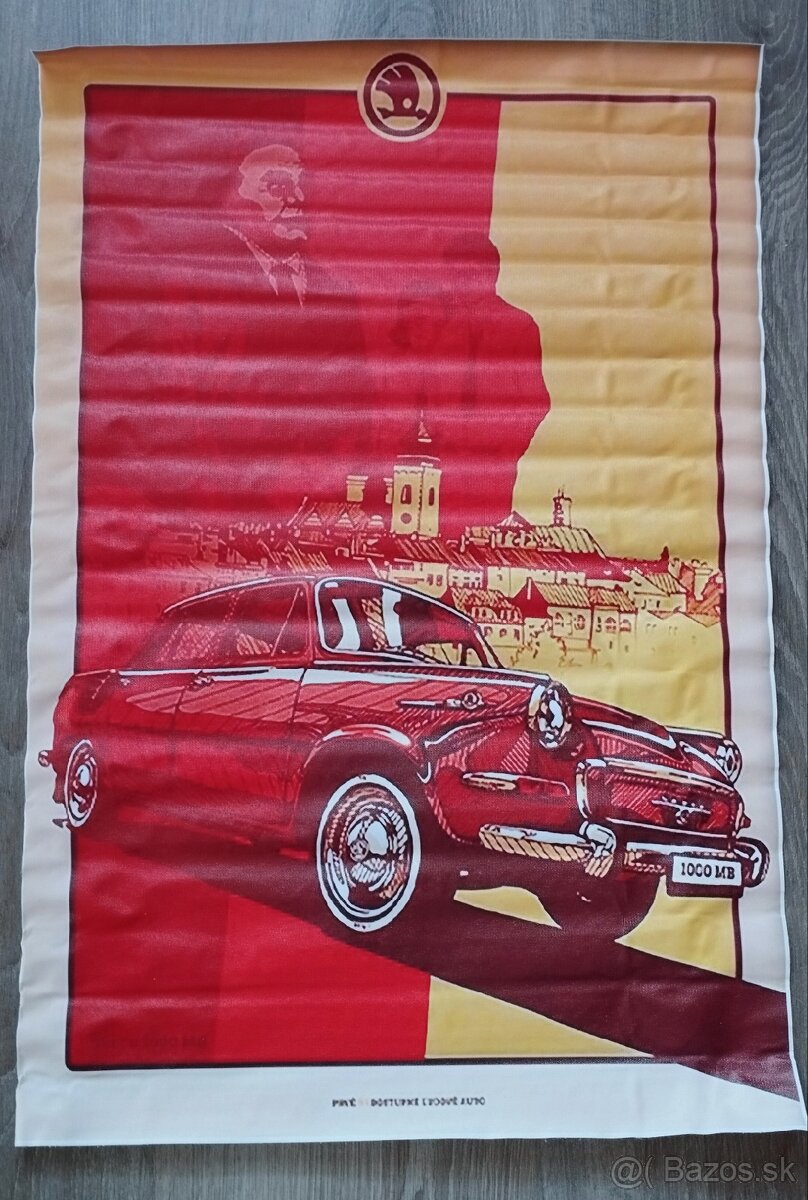 Škoda 1000 MB obraz na stenu