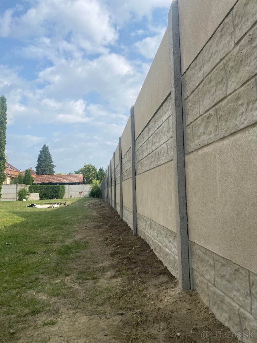 Výroba a predaj betonovych plotov, žump.