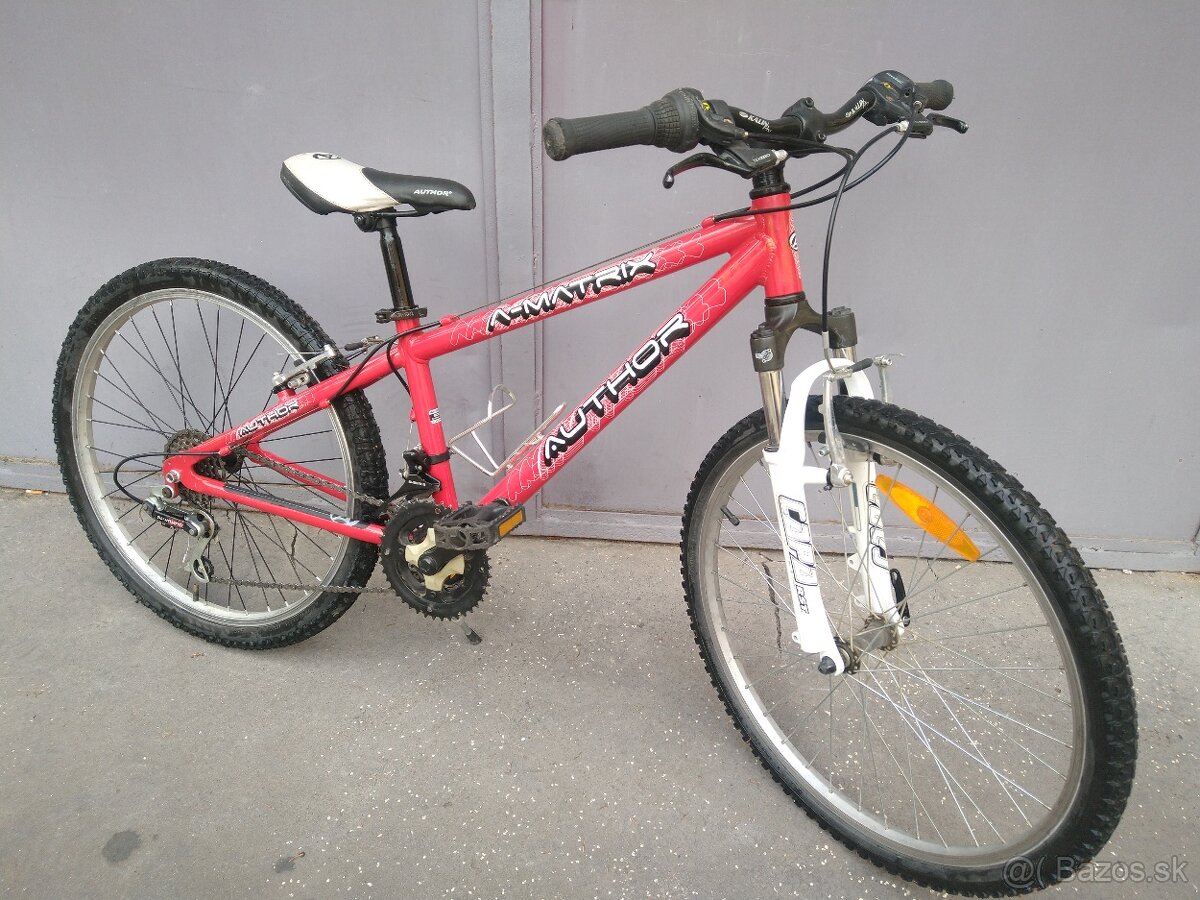 bicykel AUTHOR, Matrix,24"kolesá, od 8-do 12 rokov