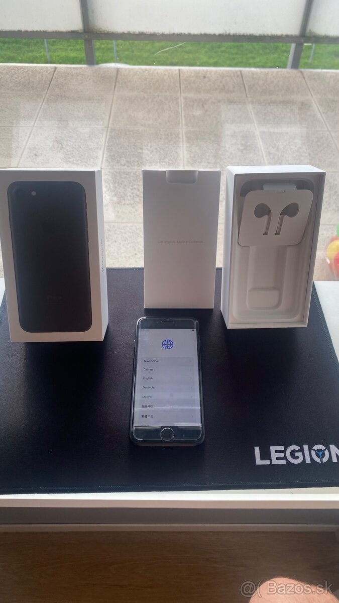 iPhone 7, 32GB Black+ krabica