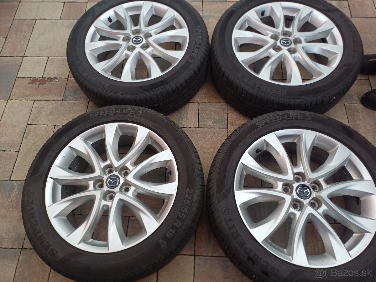 Orig. hliníkové disky Mazda R19, 5x114,3