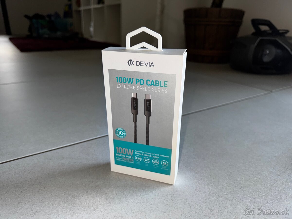 Devia kábel USB-C Extreme speed 100W PD 1.5m