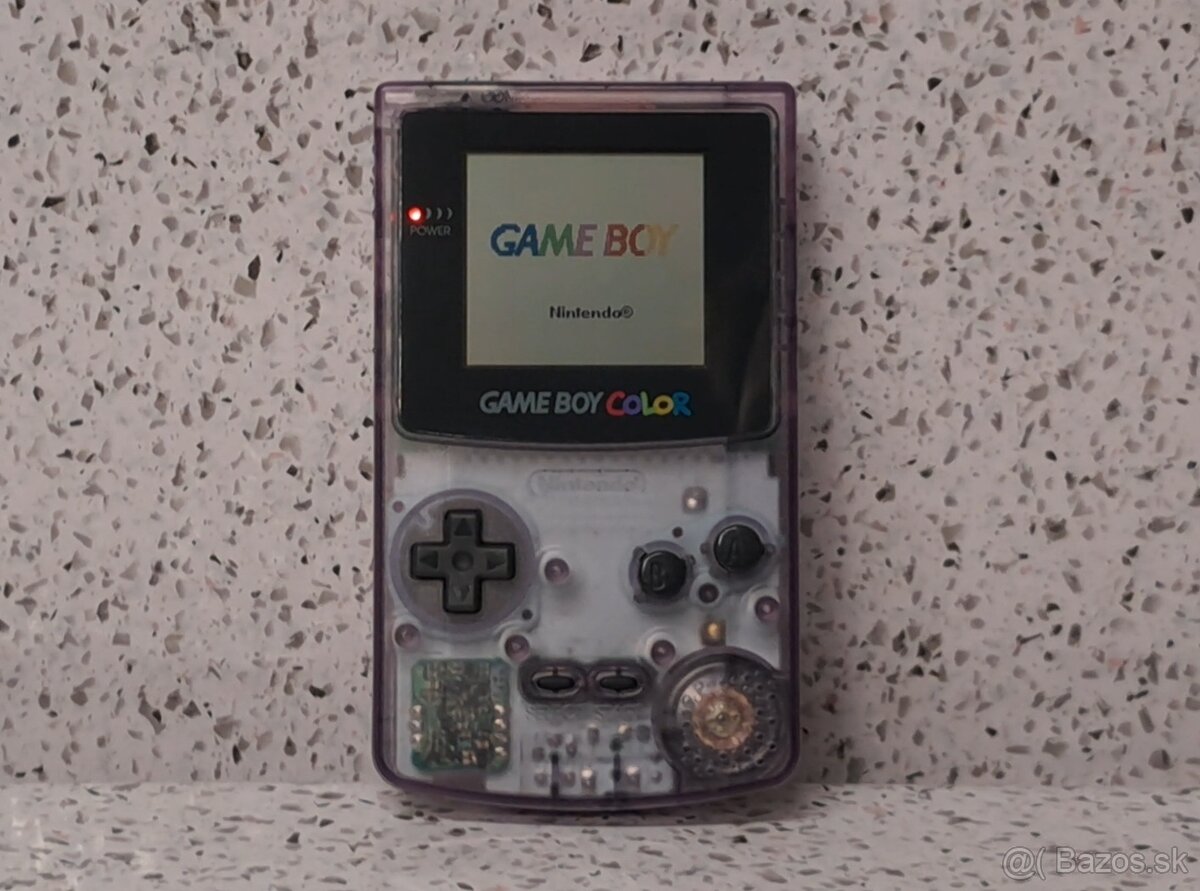 Game Boy Color 》Fialová / Violet 》CGB-001 》 Atomic Purple