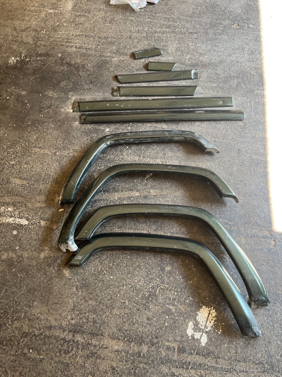 Jeep Cherokee XJ lemy lišty