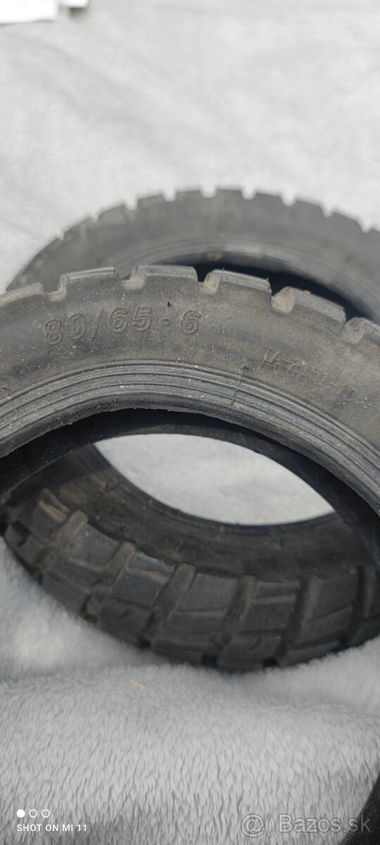 Pneumatiky na kolobežku