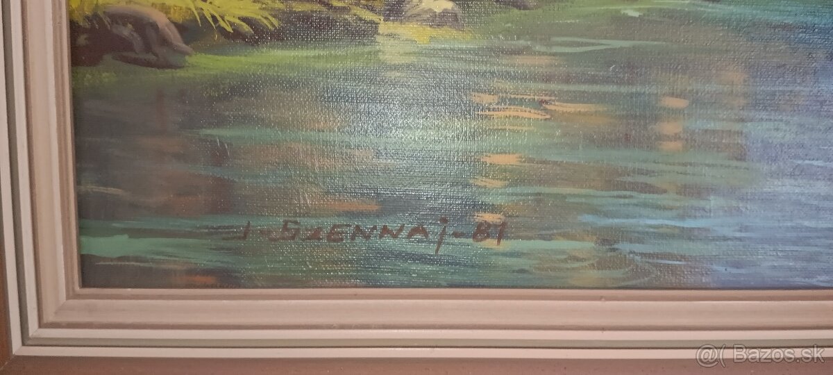 Obraz smaľovou krajiny