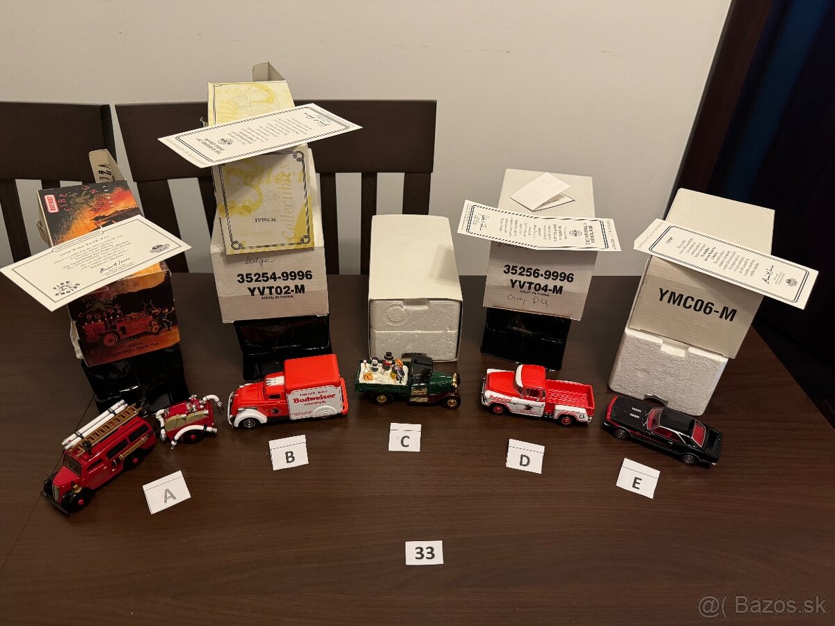 4 cast - Matchbox Yesteryear, Matchbox Dinky