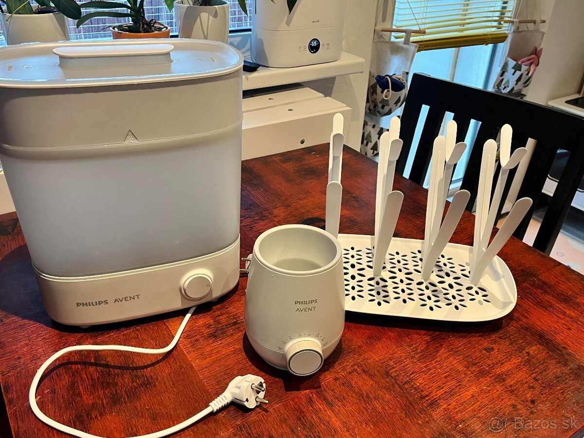 Sterilizator, ohrievac a stoja