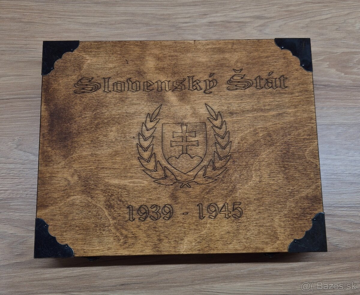 Kazeta na mince Slovenský štát 1939 - 1945