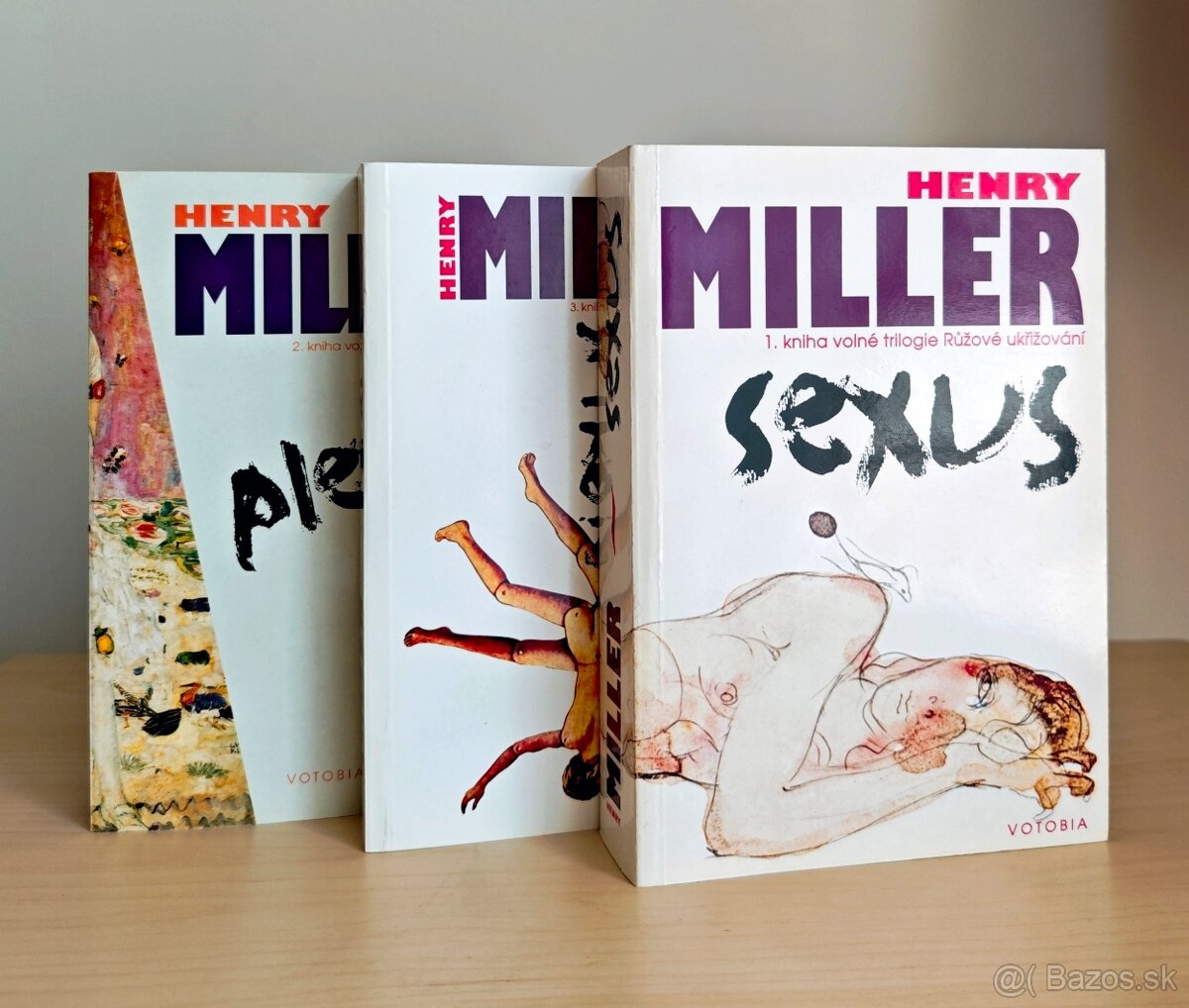 HENRY MILLER:1-3 KOMPLET - SEXUS, PLEXUS, NEXUS